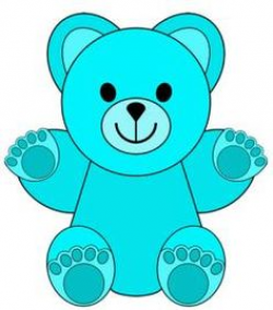 Clip Art--Little Colored Bears | Clip art, Bears and Teddy bear