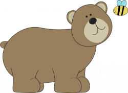 Brown bear and a bee. | Bear Clip Art | Pinterest | Brown bear, Bees ...