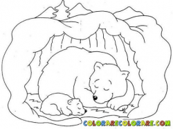 Hibernation Bear Colouring Pages | Art Lessons | Pinterest ...