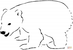 New Polar Bear Outline 10358 #4890