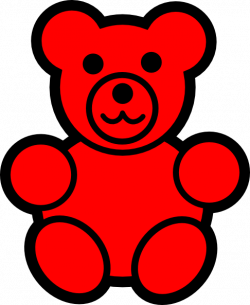 Gummy Bear clipart - Pencil and in color gummy bear clipart