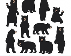 Bear clip art | Etsy