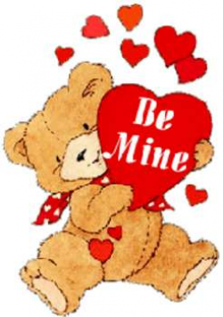 Free Valentine Clipart Picture of a Stuffed Bear Holding a Heart ...