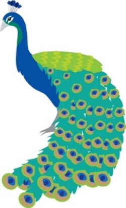 Free Free Peacock Clip Art Image 0071-0906-3012-1910 | Animal Clipart