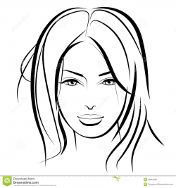 Beautiful clipart beauty face - Pencil and in color beautiful ...