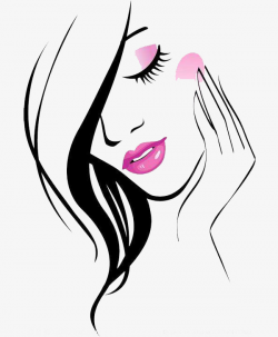 Beautiful Face, Beauty, Touch The Face, Temperament PNG Image and ...