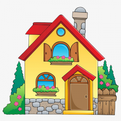 Beautiful House, Cartoon, Jane Pen, Hand PNG Image and Clipart for ...