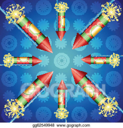 EPS Vector - Diwali crackers. Stock Clipart Illustration gg62549948 ...