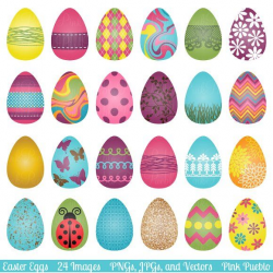 Easter Eggs Clipart and Vectors | Easter
