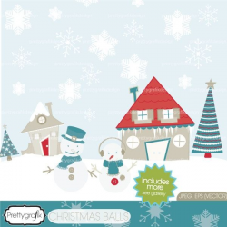 Download #Holiday christmas scene clipart | Beautiful #Christmas ...