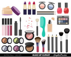 Make up Collection Digital Clipart Beauty Clipart Cosmetic