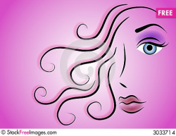Female Face Beauty Clip Art 3 - Free Stock Images & Photos - 3033714 ...