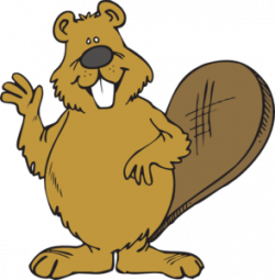 Beaver Waving Clip Art at Clker.com - vector clip art online ...