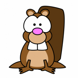 Drawing a cartoon beaver | Cartoon, Draw animals and Lino cuts