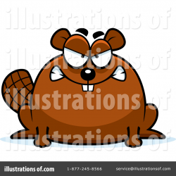 Beaver Clipart #1096790 - Illustration by Cory Thoman