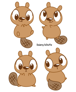 Cute Beaver by Daieny | An Icon at a time | Pinterest | Character ...