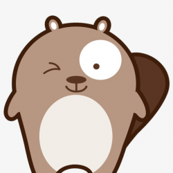 Cute Beaver, Half Open Eyes, Small Hand, Small Legs PNG Image and ...