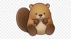 Beaver Drawing Cartoon Clip art - Brown cute Beaver png download ...