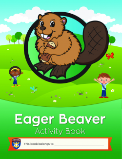 Activity book for Eager Beaver | Adventurer Leaders | Pinterest