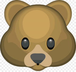 T-shirt Bear Emoji Bag Facebook Messenger - beaver png download ...