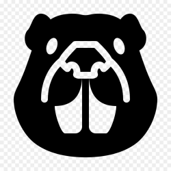Beaver Computer Icons Canidae Clip art - pattern with bear and ...