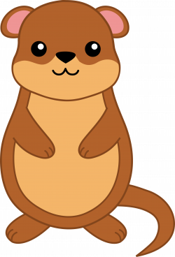 Cute Groundhog - Free Clip Art