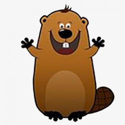 Happy Beaver, Open Hands, Embrace, Rounded PNG Image and Clipart for ...