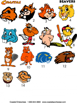 Beaver School Mascot Clipart