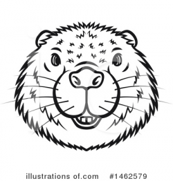 Beaver Clipart #1462579 - Illustration by Vector Tradition SM