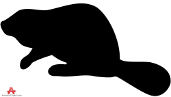 Silhouette of Beaver | Free Clipart Design Download