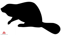 Beaver Silhouette at GetDrawings.com | Free for personal use Beaver ...