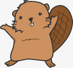 Beaver Standing Up, Beaver, Lovely Beaver PNG Image and Clipart for ...
