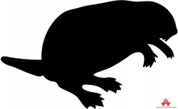 Beaver Silhouette at GetDrawings.com | Free for personal use Beaver ...