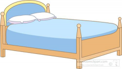 Bed Clipart Bed And Pillow Vector Go To Bed Clipart Black And White ...