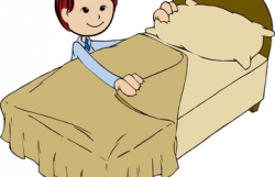 Nice Design Ideas Make Bed Clipart Making Funny Cartoon Linen ...