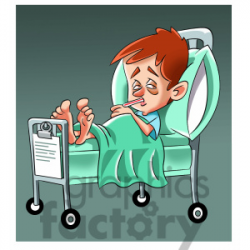child sick in hospital bed | Clipart Panda - Free Clipart Images
