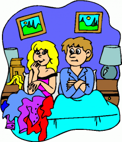 Pictures: Couple In Bed Clipart, - DRAWING ART GALLERY