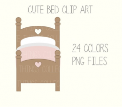 SALE Cute Bed Rest Sleep Clipart Clip Art Digital, Bed Rest ...