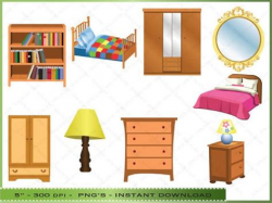 Clip Art Bedroom Furniture - Brine