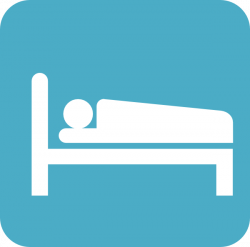 Bed Icon, White, Teal Clip Art at Clker.com - vector clip art online ...