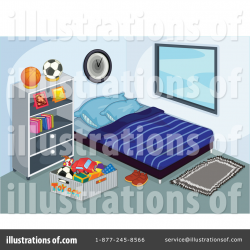 Bedroom Clipart #1123962 - Illustration by Graphics RF