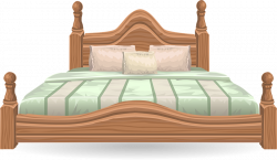 Free large elegant bed clip art - Clipartix