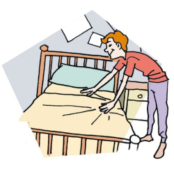 clip art make bed inspirational of getting ready for bed clipart ...