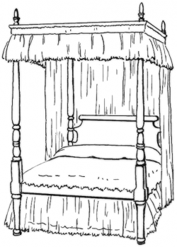 Free Bedroom Clipart, 2 pages of Public Domain Clip Art