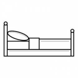 28+ Collection of Side View Of Bed Drawing | High quality, free ...