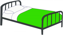 Bed Single Clipart