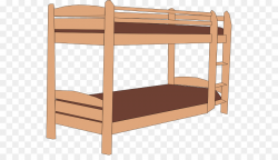 Bunk bed Bed-making Clip art - Cartoon Bed Cliparts png download ...