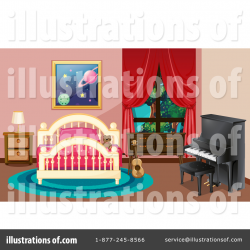 Bedroom Clipart #1467681 - Illustration by Graphics RF