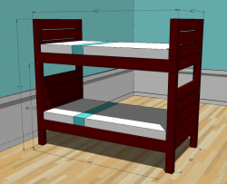 Ana White | Side Street Bunk Beds - DIY Projects