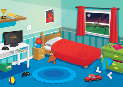 kids bedroom cartoon - Google Search | Giáo dục | Pinterest